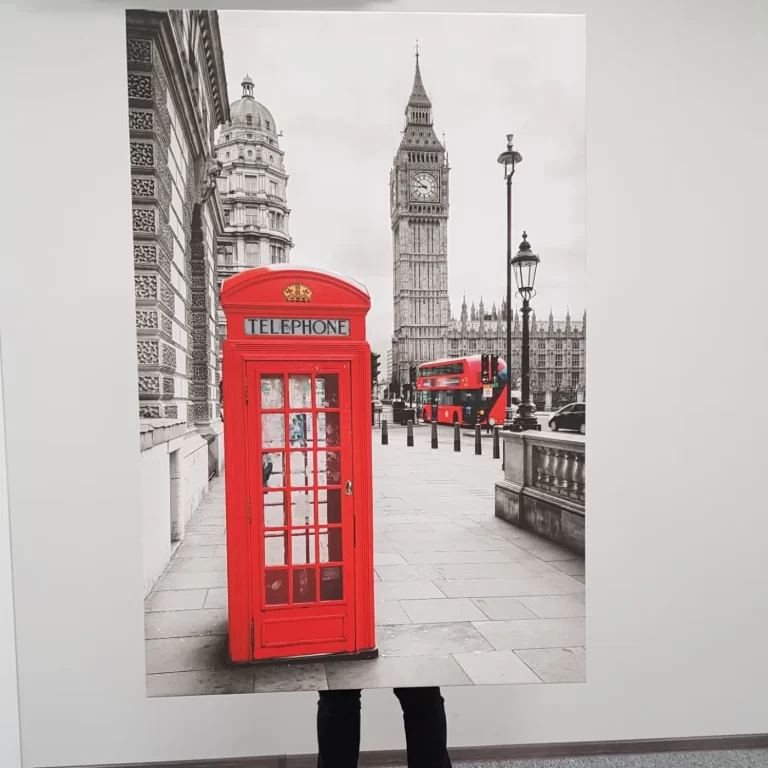 Londono vaizdas ant drobės